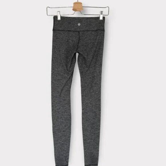Lululemon Wunder Under Pant Coco Pique Black size‎ 4 - Picture 4 of 6